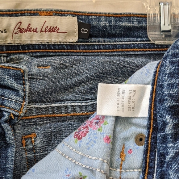 Flared Denim Stretch Jeans size 8 - Picture 7 of 8